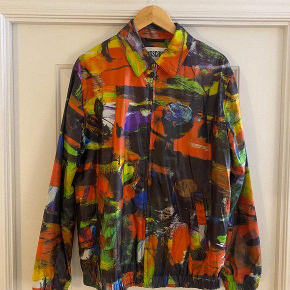 AUTHENTIC MOSCHINO WINDBREAKER JACKET sz S - Picture 3 of 15